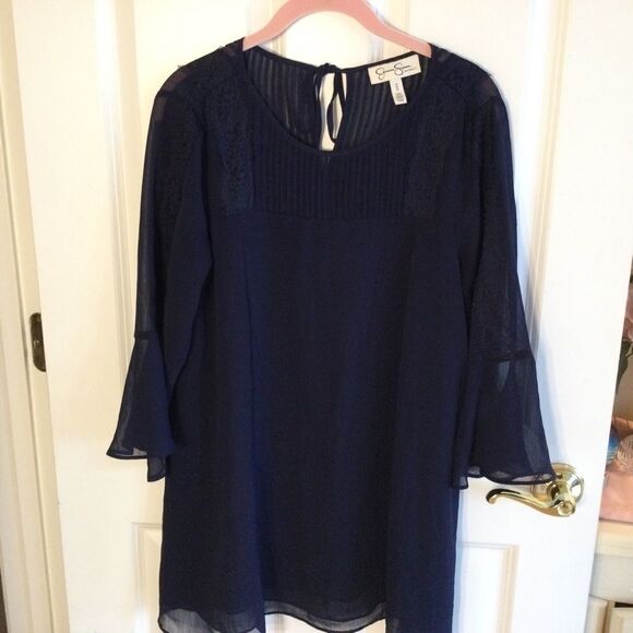 NWOT. Jessica Simpson Maternity Women’s Sz M Navy - Picture 1 of 11